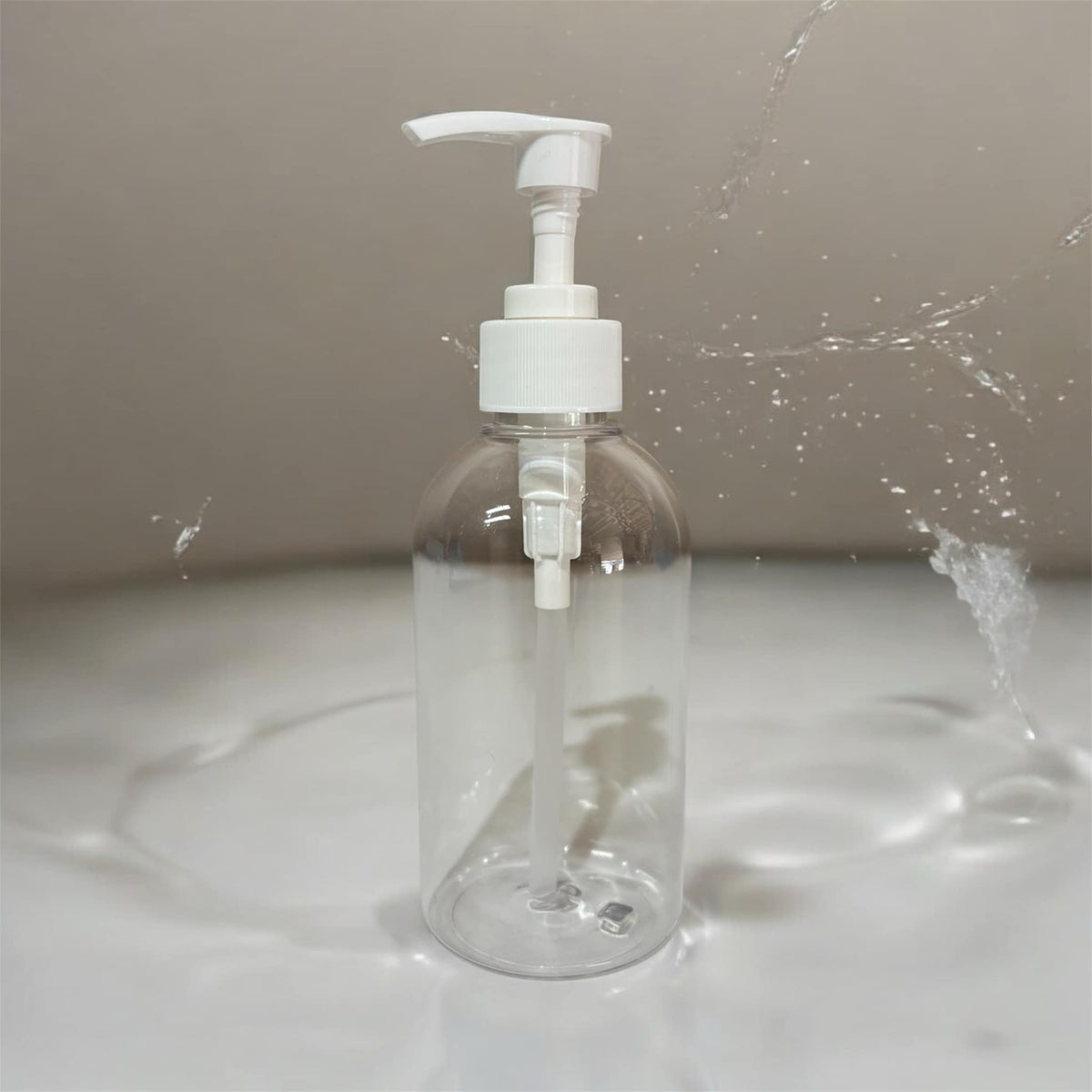 PET Pump Bottle 300ml Clear