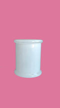 Danube Style Flat Lid Transparent White