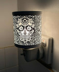 White Lady Skull Plug In
