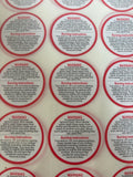 Candle Warning Labels