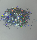 Silver Stars Glitter