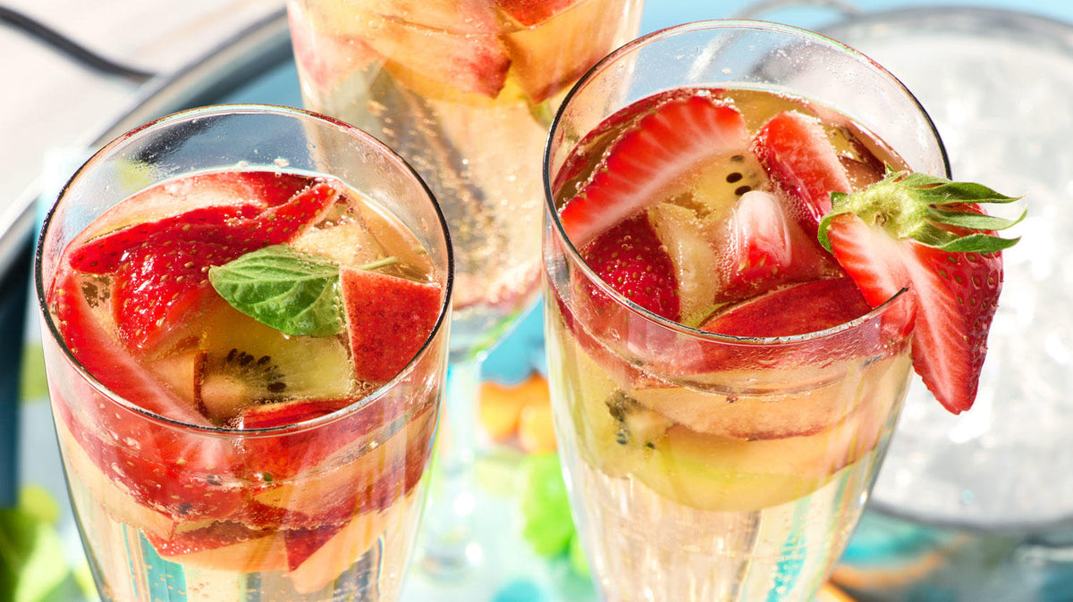 Pink Bubbles & Exotic Fruits